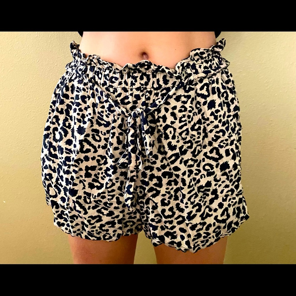 Leopard shorts